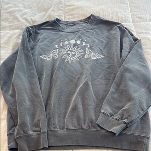 Gray Graphic Men’s Sweater